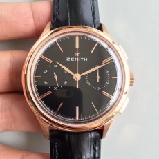 ND공장 제니스 엘리트 크로노그래프 금장 검판 Zenith Elite Chronograph RG/Black Dial