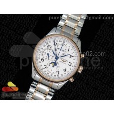 YL공장 론진 마스터 컬렉션 문페이즈 Longines Master Collection Moon Phase 스틸 콤비 V2