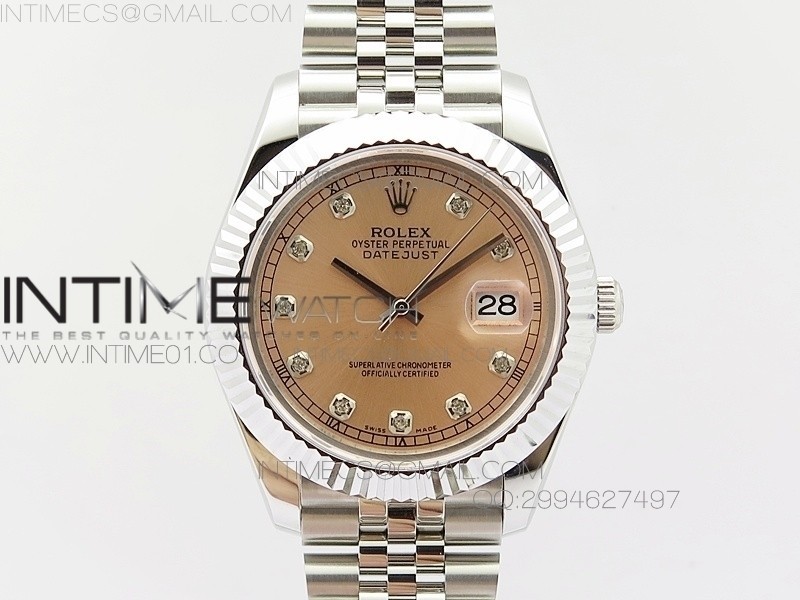 BP공장 V2 롤렉스 데이저스트2 스틸 오렌지다이얼 다이아인덱스 Rolex DateJust2 SS&Orange Dial Diamond Index 신형브레스렛