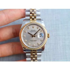 BP공장 롤렉스 데이저스트 콤비 그레이 텐포인트 Rolex DateJust Combi&Gray Dial Diamond Index 브레스렛 V2