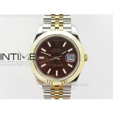 BP공장 V2 롤렉스 데이저스트2 콤비 브라운다이얼 바인덱스 Rolex DateJust2 SS&YG Brown Dial Bar Index 신형브레스렛