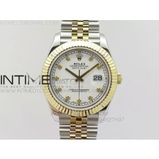 BP공장 V2 롤렉스 데이저스트2 콤비 화이트다이얼 텐포인트인덱스 Rolex DateJust2 SS&YG White Dial 10Point Index 신형브레스렛