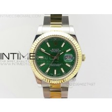 BP공장 V2 롤렉스 데이저스트2 콤비 그린다이얼 바인덱스 Rolex DateJust2 SS&YG Green Dial Bar Index 신형브레스렛