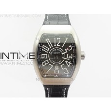 TF 프랭크뮬러 뱅가드 VANGUARD V45 TI  GRAY DIAL ON BLACK GUMMY STRAP A2892