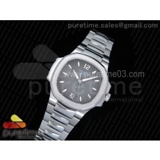 PF공장 파텍필립 노틸러스 레이디 7118 스틸 그레이다이얼 Nautilus Jumbo Ladies 7118 Gray Textured Dial on SS Bracelet A324 Clone