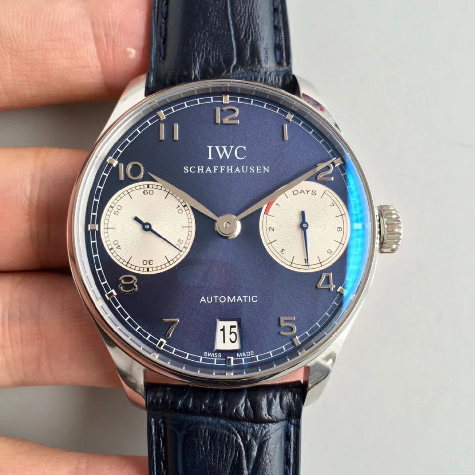 ZF공장 V5 IWC 포르투기저5007 세븐데이즈 부엉이 스틸 블루다이얼