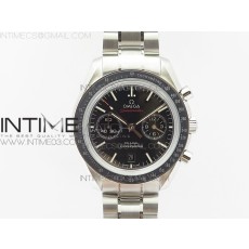 OM공장 V2 오메가 스피드마스터 문워치 스틸 레드포인트 블랙다이얼 브레이슬릿 SPEEDMASTER MOONWATCH SS V2 BLACK DIAL RED WORDS ON SS BRACELET A9300