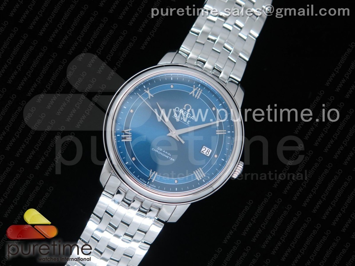 GP공장 오메가 드빌 스틸 블루다이얼 브레이슬릿 De Ville SS Blue Dial on SS Bracelet A2824