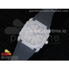 OX공장 불가리 옥토 피니시모 티타늄 그레이다이얼 러버스트랩 Octo Finissimo Automatique Titanium Gray Dial on Black Rubber Strap A138 Micro Rotor