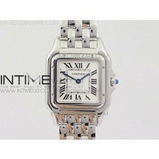 8848공장 까르띠에 팬더 시크릿 레이디즈 27MM 스틸 화이트다이얼 브레이슬릿 PANTHÈRE SECRETE LADIES 27MM SS WHITE DIAL ON SS BRACELET RONDA QUARTZ