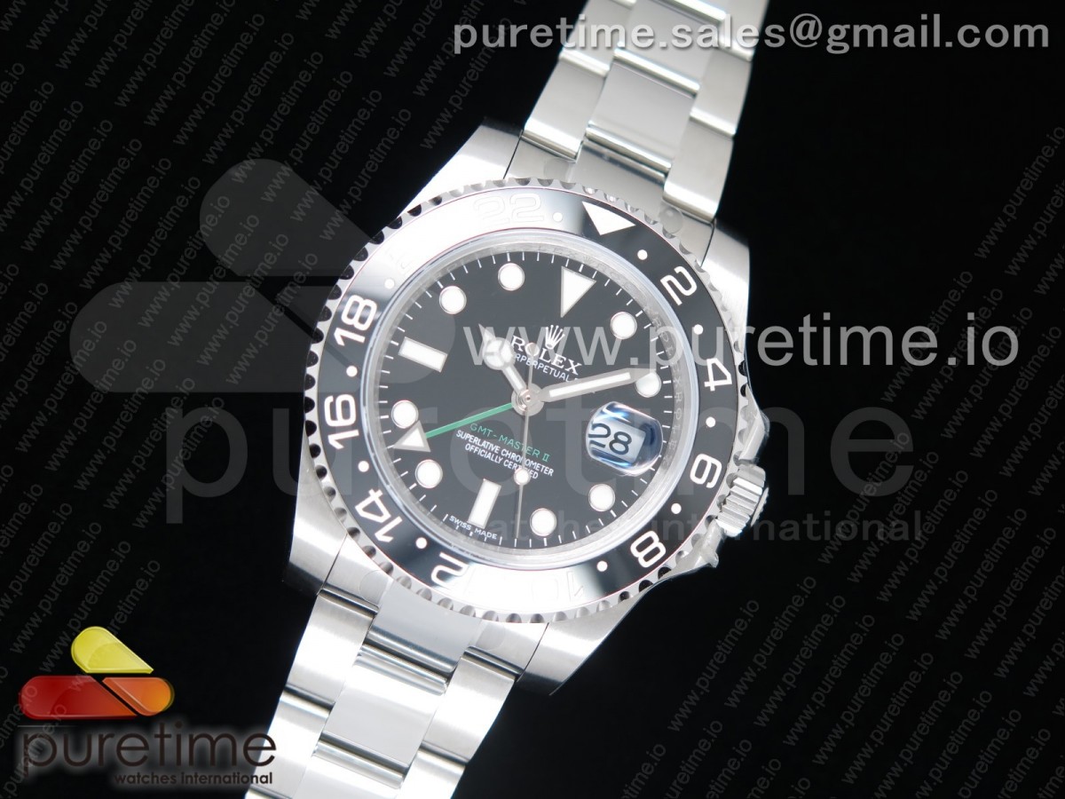 EW공장 롤렉스 GMT마스터2 블랙 브레이슬릿 GMT-Master II 116710 LN Black Ceramic on SS Bracelet A2836