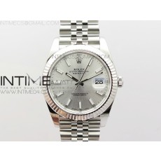 DJ공장 롤렉스 데이저스트41 스틸 실버다이얼 플루티드 쥬빌레브레이슬릿 DATEJUST 41 126334 904L SS SILVER DIAL ON JUBILEE BRACELET A2824