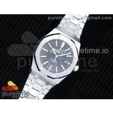 JF공장 V5 오데마피게 로얄오크 15400 스틸 블랙다이얼 브레이슬릿 Royal Oak 41mm 15400 SS Black Textured Dial on SS Bracelet A3120 V5