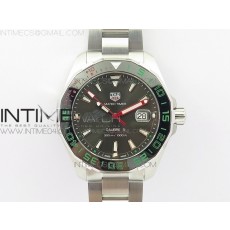 GS공장 태그호이어 아쿠아레이서 칼리버 43MM 차이니즈슈퍼컵 스틸 그레이다이얼 브레이슬릿 AQUARACER CALIBRE 43MM CHINESE SUPER LEAGUE CERAMIC BEZEL SS GRAY DIAL ON SS BRACELETA2824