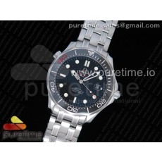 OM 오메가 씨마스터 다이버300 스틸 블랙 007에디션 브레이슬릿 Seamaster 300M Chronometer SS 