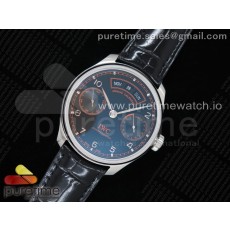 YL공장 IWC포르투기저 애뉴얼캘린더 파워리저브 블랙다이얼 가죽스트랩 Portuguese Real PR Real Annual Calendar Edition “Pisa” Black Dial on Black Leather Strap A52850