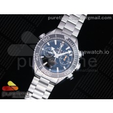 OM공장 V3 오메가 씨마스터 플래닛오션 마스터 크로노미터 블랙다이얼 브레이슬릿 Planet Ocean Master Chronometer SS Black Polished Bezel Black Dial on SS Bracelet A9900 V3