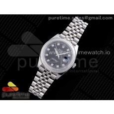 RE공장 롤렉스 데이저스트 41 블랙다이얼 브레이슬릿 New DateJust 41 126334 SS Black Dial Diamonds Markers on Jubilee Bracelet A3235 Clone