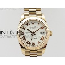 BP공장 롤렉스 데이저스트 31 로즈골드금통 화이트다이얼 브레이슬릿2813 Datejust 31mm 278275 RG White Roman Markers Dial on RG President Bracelet