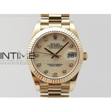 BP공장 롤렉스 데이저스트 31 로즈골드금통 자개다이얼 브레이슬릿2813 Datejust 31mm 278275 RG White MOP Crystal Markers Dial on RG President Bracelet