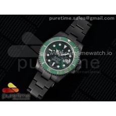 OX공장 서브 PVD 그린다이얼 Submariner BLAKEN GREEN PVD OXF 1:1 Best Edition Black Dial on PVD Bracelet A2836