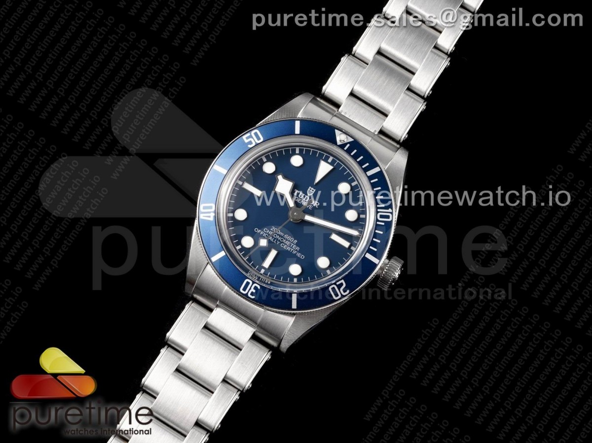 ZF공장 튜더 블랙베이 58 네이비다이얼 브레이슬릿 Black Bay Fifty Eight 39mm SS ZF 1:1 Best Edition Blue Dial on SS Bracelet A2824