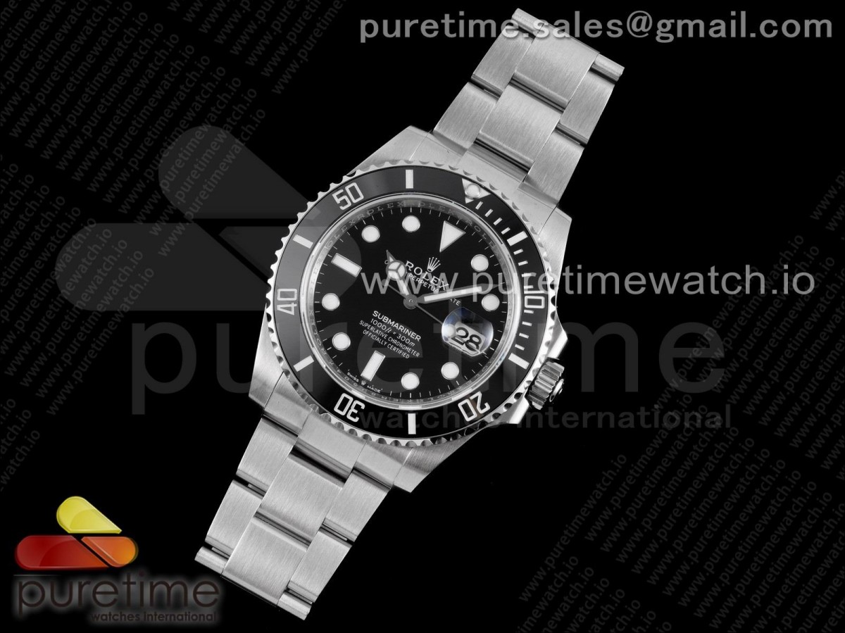 EW공장 롤렉스 서브마리너 41 블랙데이트 Submariner 41mm 126610 LN Black Ceramic EWF Black Dial on SS Bracelet A3235