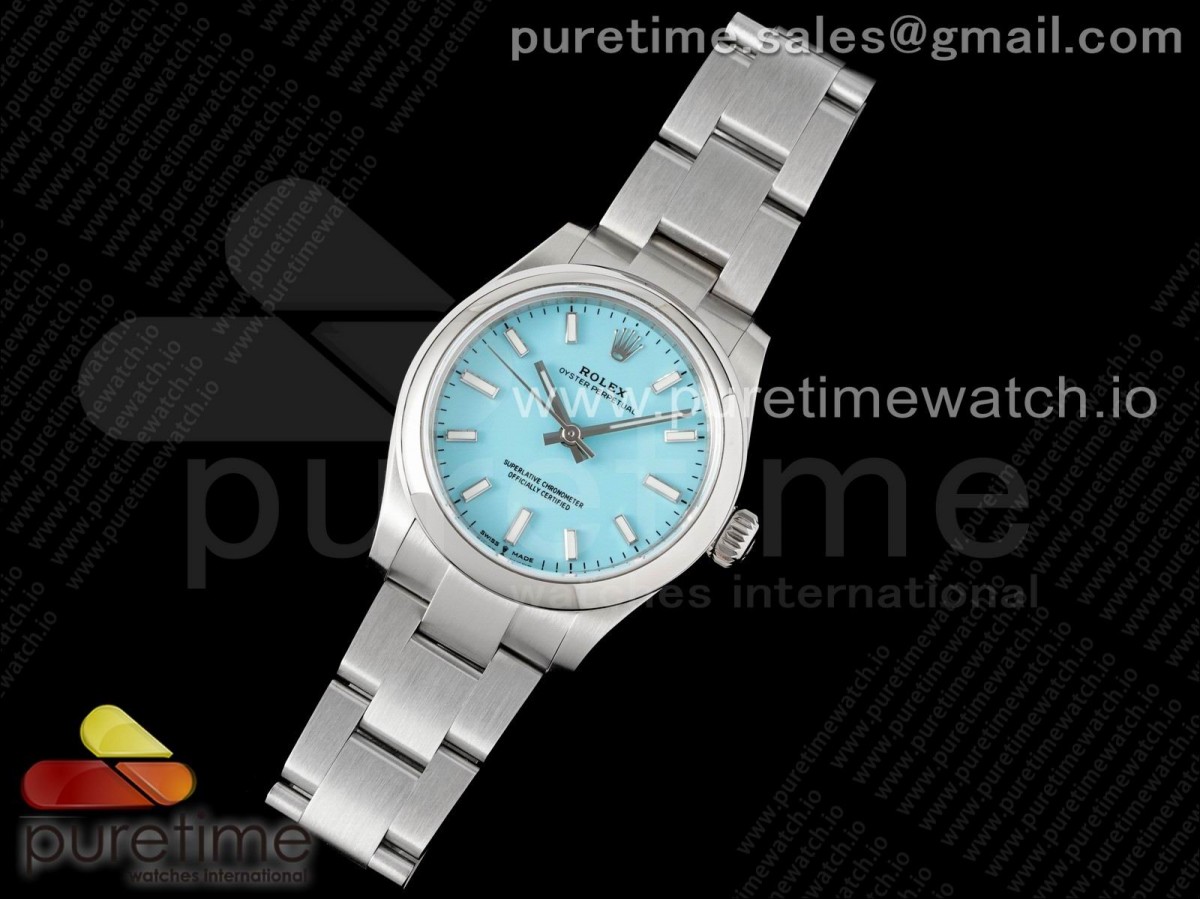 EW공장 롤렉스 오이스터퍼페츄얼 31미리 티파니블루다이얼 Oyster Perpetual 31mm 277200 EWF Best Edition Tiffany Blue Dial on SS Bracelet 6T15