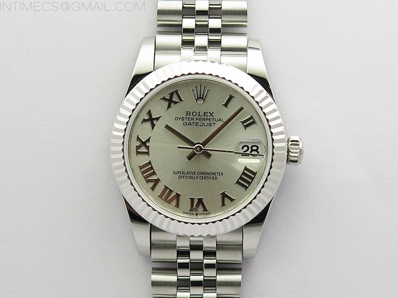 BP공장 롤렉스 데이저스트 31 실버다이얼 2813무브 21600진동 Datejust 31mm 278271 SS BP Best Edition Silver Roman Markers Dial on Jubilee Bracelet