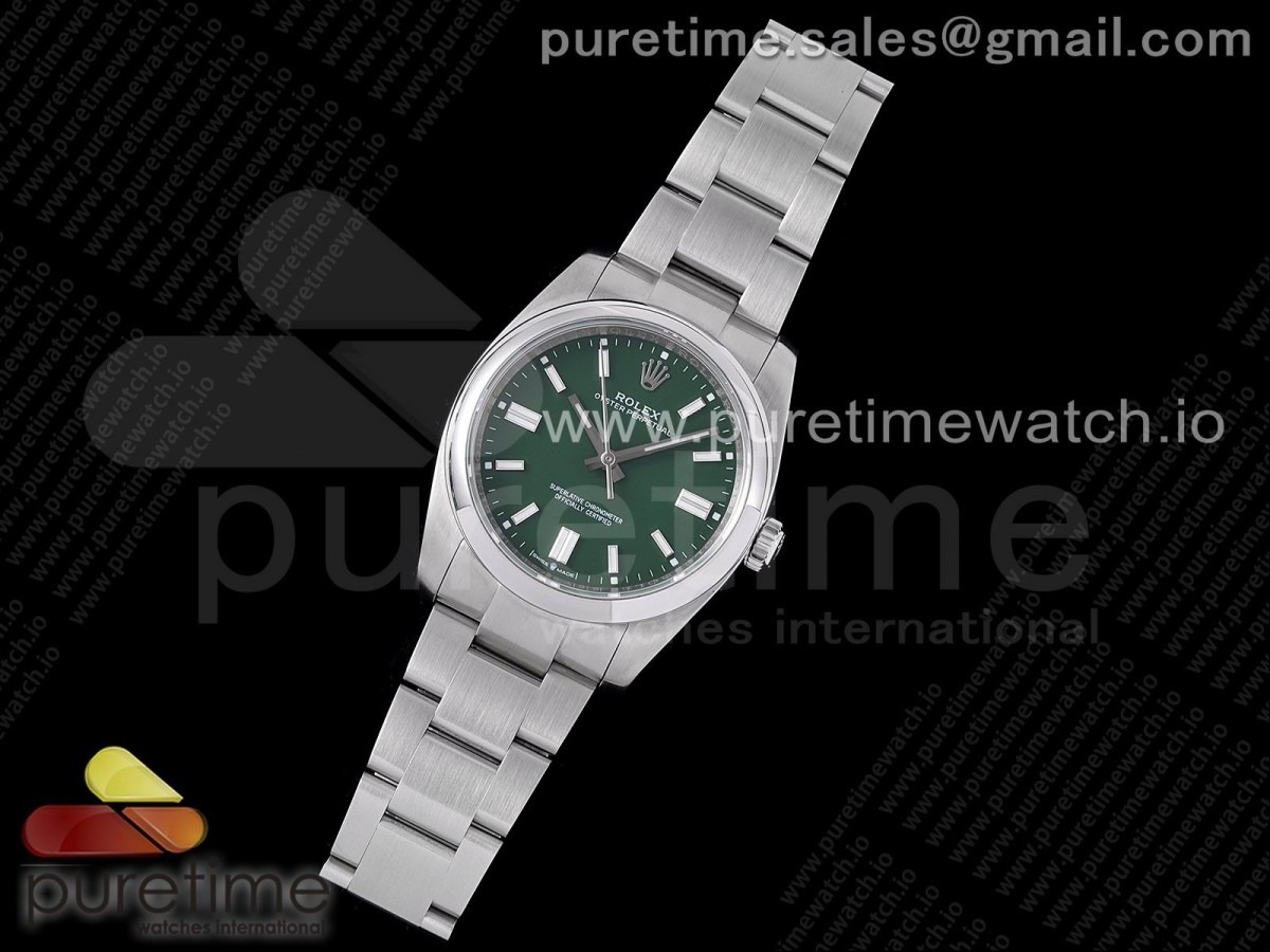 KR공장 오이스터 36미리 그린다이얼 2824 Oyster Perpetual 126000 36mm KRF 1:1 Best Edition 904L Steel Green Dial A2824