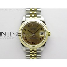 BP 롤렉스 데이저스트 31 옐로우골드콤비 샴페인다이얼 2813 Datejust 31mm 278273 SS/YG BP Best Edition YG Roman Markers Dial on SS/YG Jubilee Bracelet