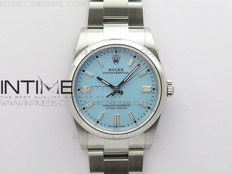 BP공장 롤렉스 오이스터퍼페츄얼 36미리 티파니블루다이얼 2813 Oyster Perpetual 36mm 126000 BP Best Edition Tiffany Blue Dial on SS Bracelet