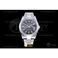 VS공장 롤렉스 데이저스트 41 스틸 그레이다이얼 바인덱스 돔베젤 오이스터브레이슬릿  VSF Rolex Datejust 41 Gray Rhodium Dial Dommed Bezel Oyster Braelet