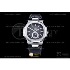 GR공장 V3 파텍필립 노틸러스 애뉴얼 캘린더 스틸 그레이다이얼 가죽스트랩 Patekphilippe Nautilus Annual Calendar 5726 SS Gray Dial Leather Strap