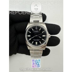 EW공장 롤렉스 오이스터퍼페츄얼 36 스틸 블랙다이얼 브레이슬릿  Oyster Pert. 36mm 126000 SS/SS Black EWF A3230