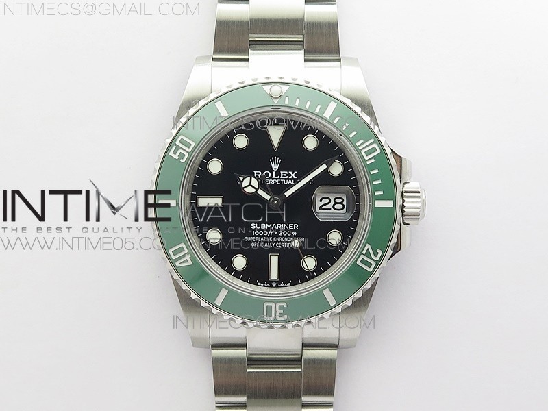 BP공장 롤렉스 서브마리너 41 그린 2813무브 28800진동 Submariner 41mm 126610 LV SS BP Best Edition Black Dial