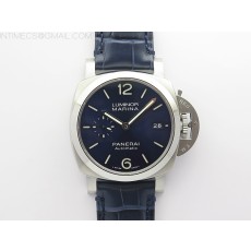 VS공장 파네라이 PAM1393 블루다이얼 가죽스트랩 PAM1393 VSF 1:1 Best Edition Blue Dial on Blue Leather Strap P.9010 Clone