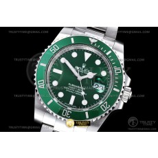 EW공장 롤렉스 서브마리너 그린다이얼 헐크 116610LV 3135무브먼트 Submariner 116610LV SS/SS Green EWF A3135