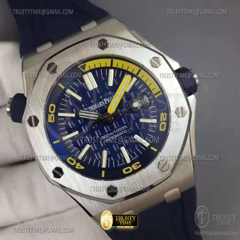 BF공장 오데마피게 로얄오크오프쇼어 15710 네이비 Royal Oak Offshore Diver 15710 SS/RU Blue BF A3120