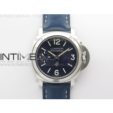 HW공장 파네라이 루미노르 PAM1085 Blue Mare PAM 1085 HWF Factory on Blue Lether Strap Aisan 6497-2