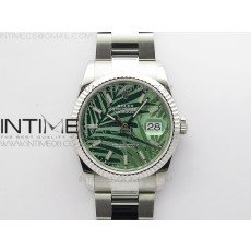 BP공장 롤렉스 데이저스트 36 스틸 그린팜다이얼 플루티드베젤 오이스터브레이슬릿 DateJust 36 SS 126234 BP 1:1 Best Edition New Green Dial on Oyster Bracelet