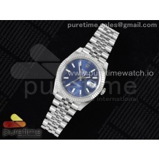 NTF공장 롤렉스 데이저스트 41 스틸 블루다이얼 플루티드베젤 쥬빌레브레이슬릿 DateJust 41 126334 NTF 1:1 Best Edition 904L Steel Blue Stick Dial on Jubilee Bracelet VR3235