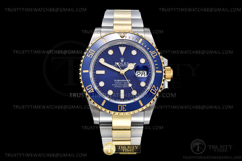 VS공장 롤렉스 서브마리너 41 신형 옐로우골드콤비 청콤 브레이슬릿 Submariner 126613LB 904 YG/SS Blue VSF VS3235