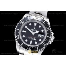 VS공장 롤렉스 씨드웰러 레드 스틸 블랙다이얼 브레이슬릿 Sea-Dweller 126600 VSF 1:1 Best Edition Black Dial On 904L SS Case and Bracelet VS3235