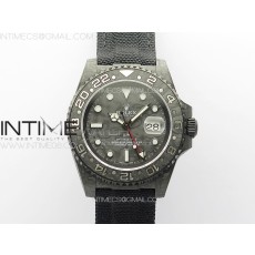 DIW공장 롤렉스 GMT마스터 카본다이얼 블랙나일론스트랩 GMT Carbon DIWF Best Edition Carbon Dial on Black Nylon Strap SA3186 CHS