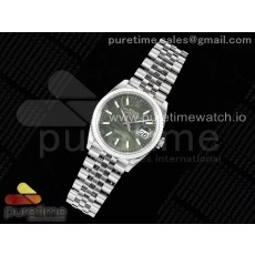 VS공장 롤렉스 데이저스트 36 그린팜다이얼 플루티드베젤 쥬빌레브레이슬릿 DateJust 36 SS 126234 VSF 1:1 Best Edition 904L Steel Green Leaf Dial on Jubilee Bracelet VS3235