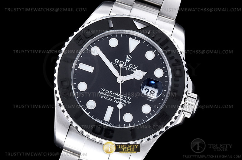 GD공장 롤렉스 요트마스터 42 스틸 블랙다이얼 러버스트랩 YachtMaster 226627 42mm SS/SS Black GDF MY8215